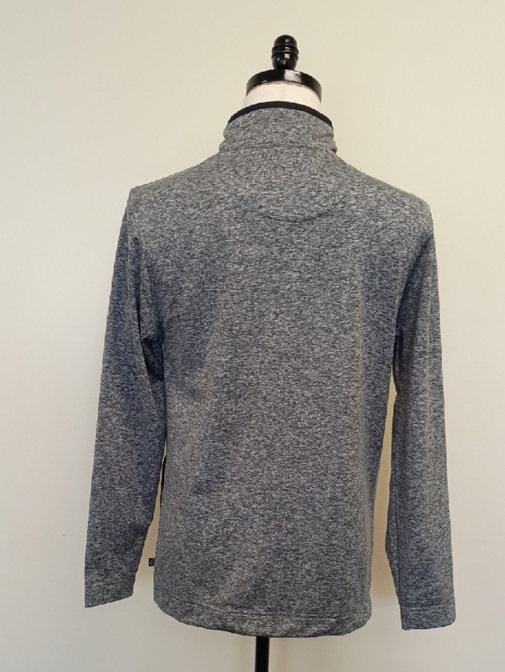 Frontier Supply Co Quarter Zip Pullover Heather Gray Athletic Top Size Small - Picture 3 of 12